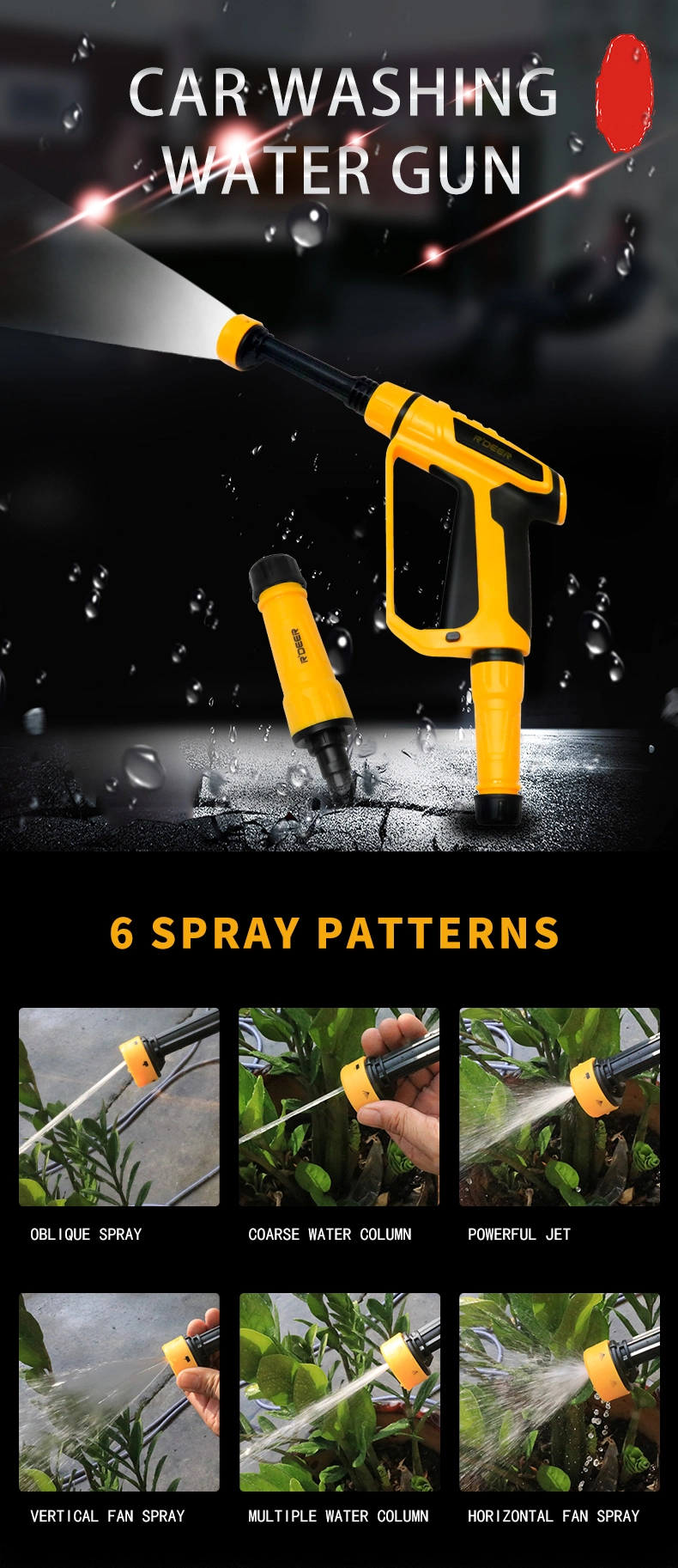 Spraying Gun Car Washing Gun Water Gun Cleaning Gun Air Duster Gun