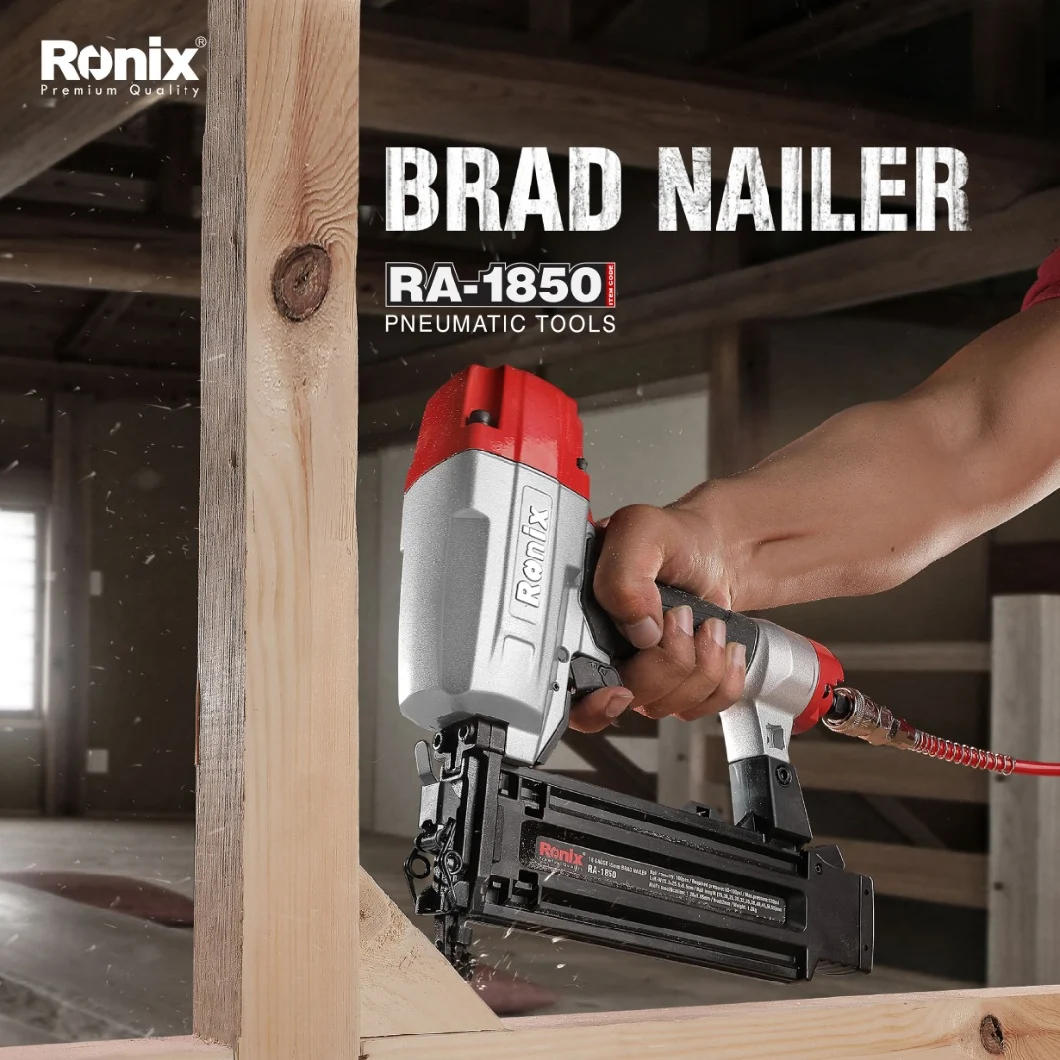 Ronix Model Ra-1850 Mini Portable Pneumatic Electric Nail Gun Air Nailer Stapler