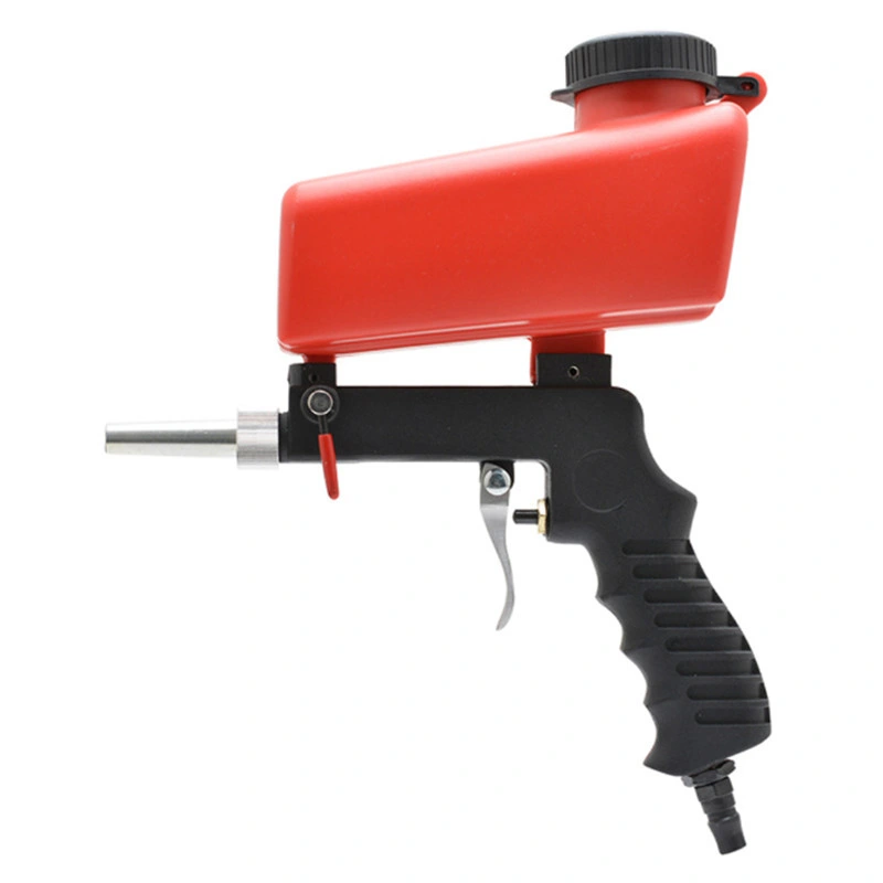 Portable Gravity Sandblasting Gun Pneumatic Sandblasting Set Rust Blasting Device Adjustable Mini Blasting Machine Spray Gun Sandblasting Gun