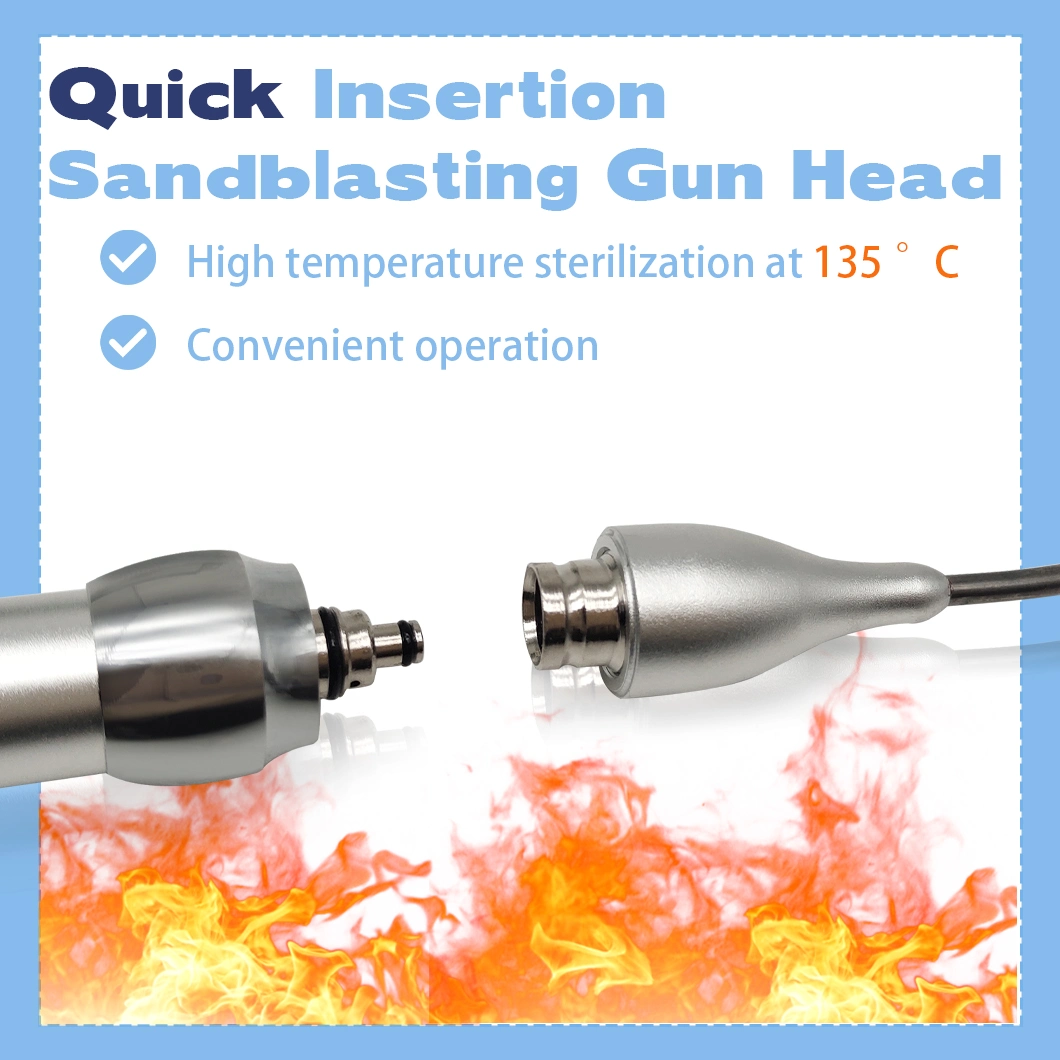 Metal Quick Insertion Sandblasting Gun Aluminum Whitening Polishing Sander Gun