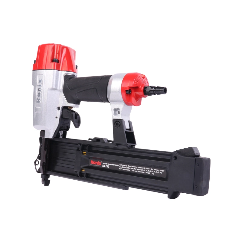 Ronix Model Ra-T50 Pneumatic Staple Gun Professional Heavy Duty Stapler Air Fine Crown Staplers for Sofa Staple Gun